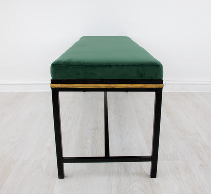 Black and Gold Long Bench