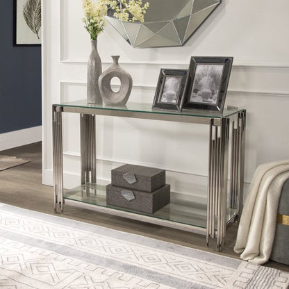 13 SCRATCHED OVAL VASE CUT-OUT | Champagne