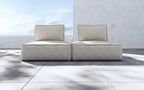 Hampton Outdoor Modular Sofa 02 - Textured Greige