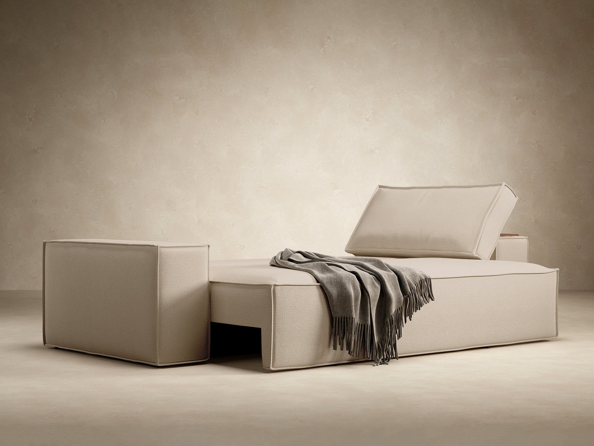 Newilla Wide Arms Sofa Bed