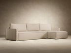 Newilla Slim Arms Sectional Sofa Bed