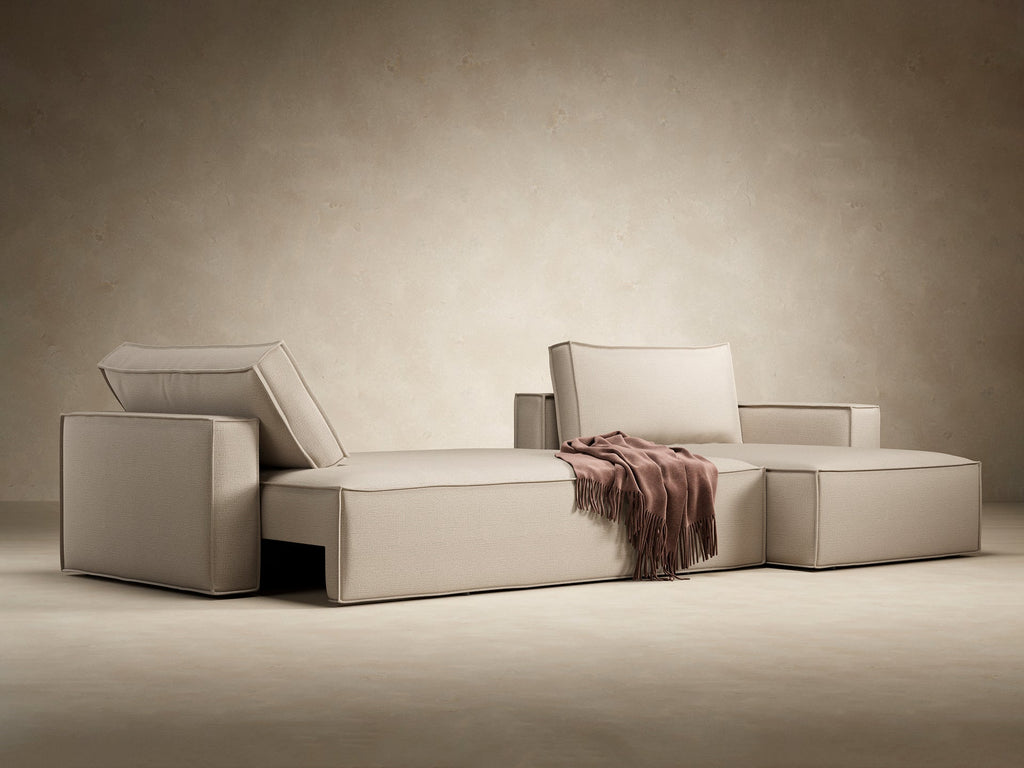 Newilla Standard Arms Sectional Sofa Bed