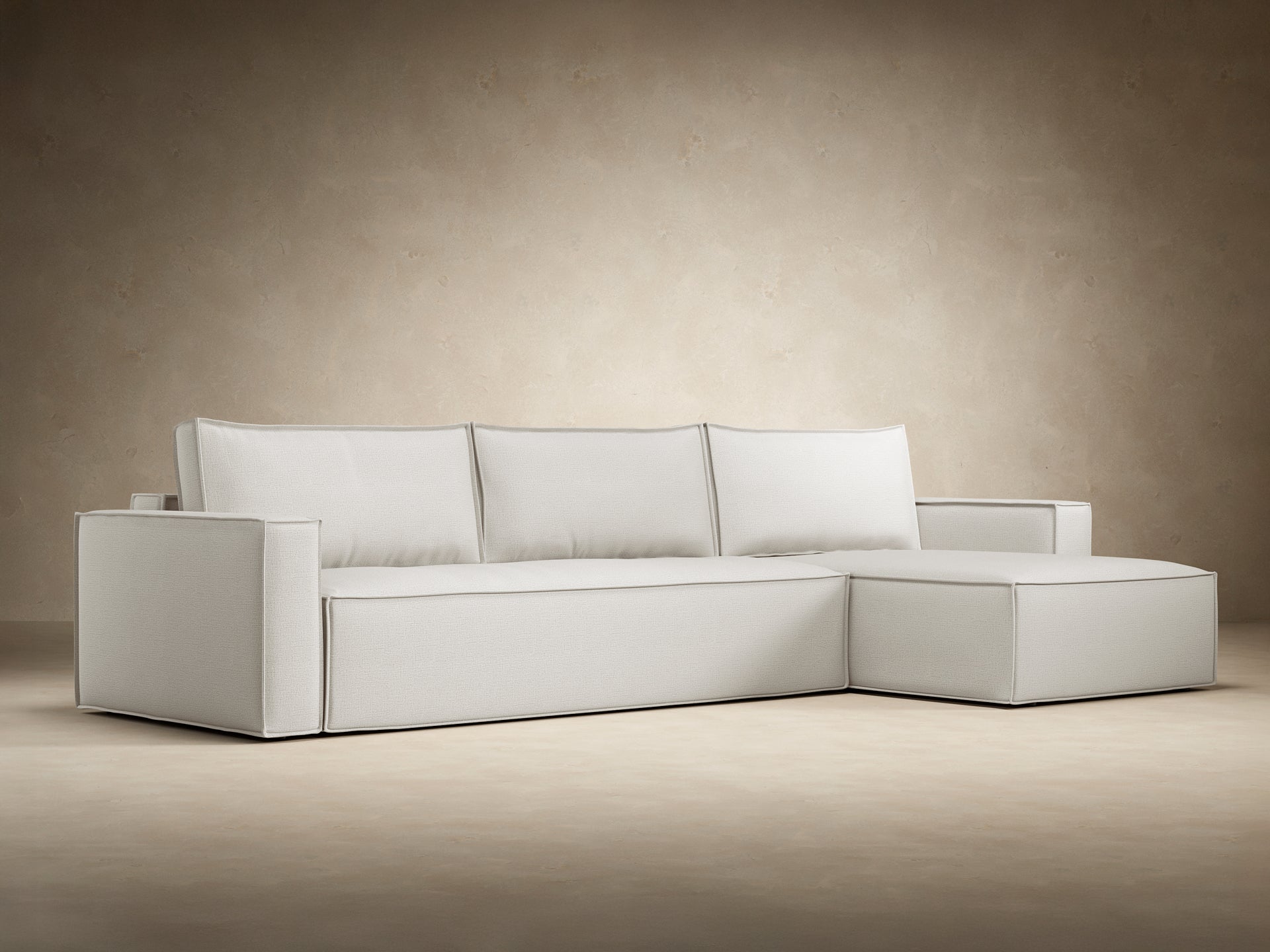 Newilla Standard Arms Sectional Sofa Bed