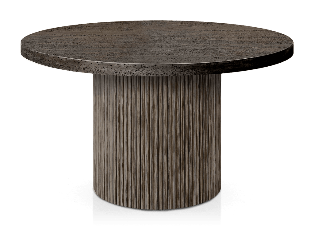 Capri Outdoor Round Dining Table - Slate