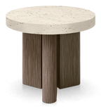 Hydra Outdoor End Table - Shell
