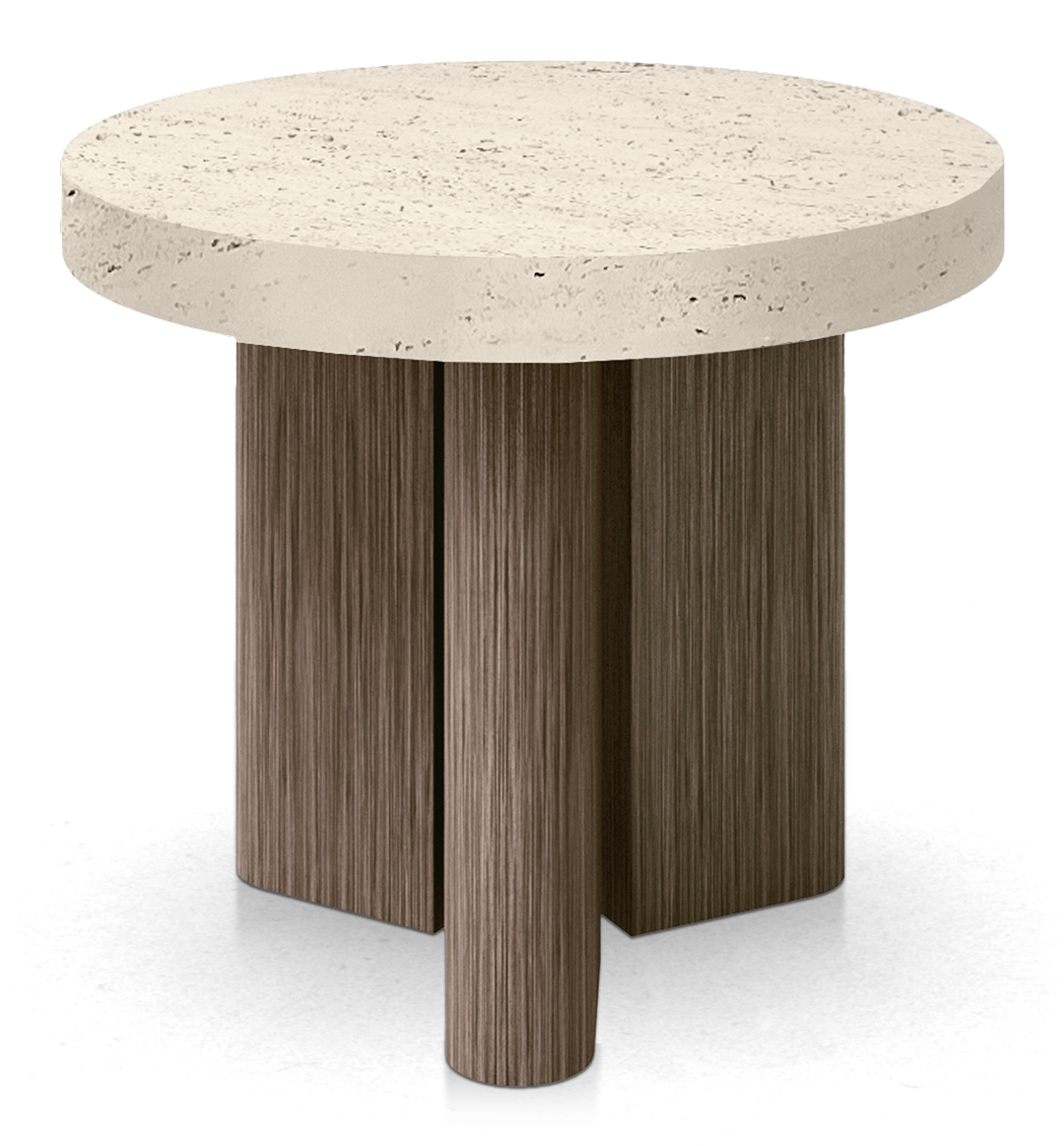 Hydra Outdoor End Table - Shell