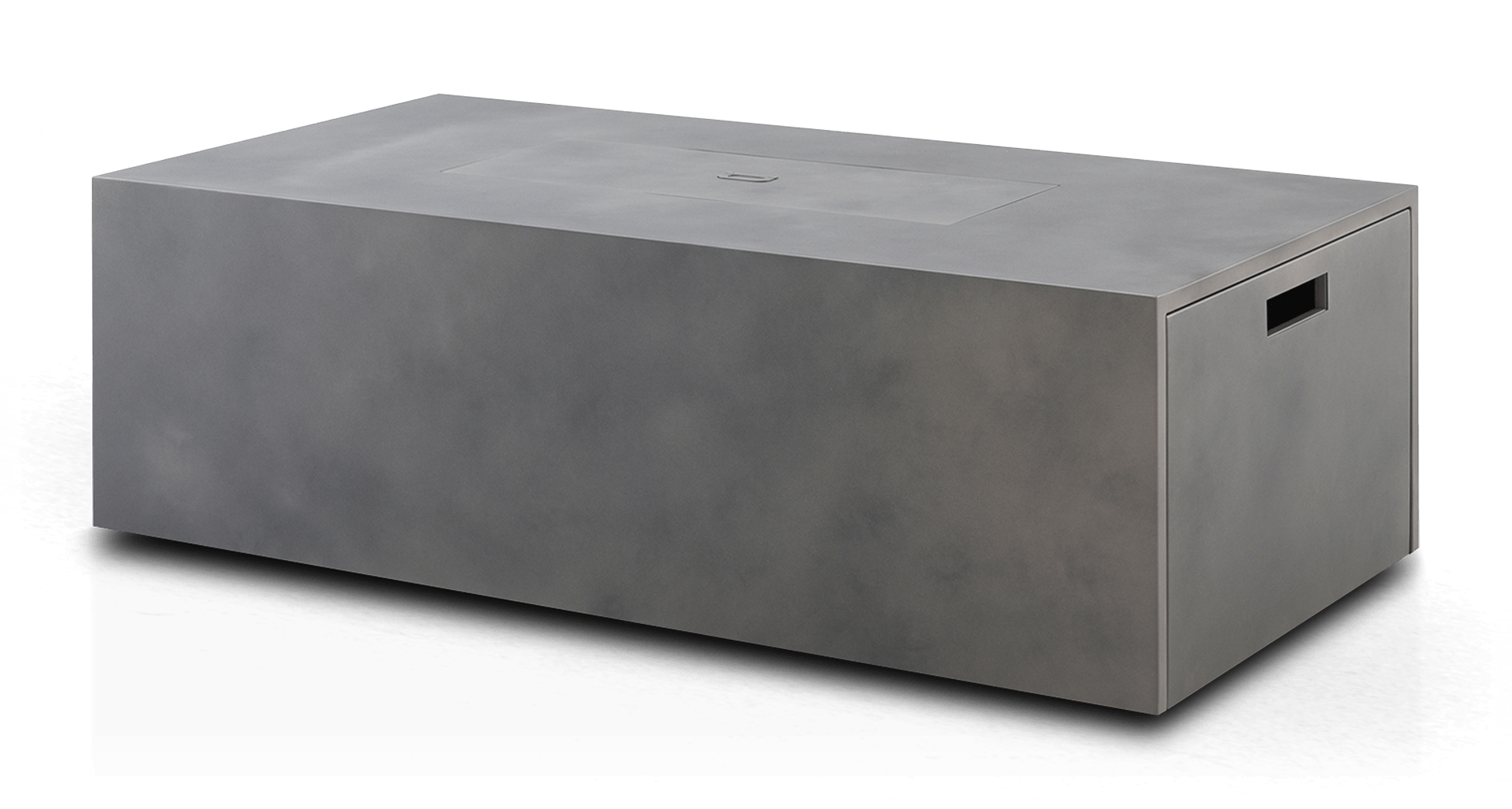 Crete Outdoor Rectangular Fire Pit - Ivory