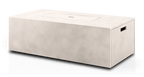Crete Outdoor Rectangular Fire Pit - Ivory