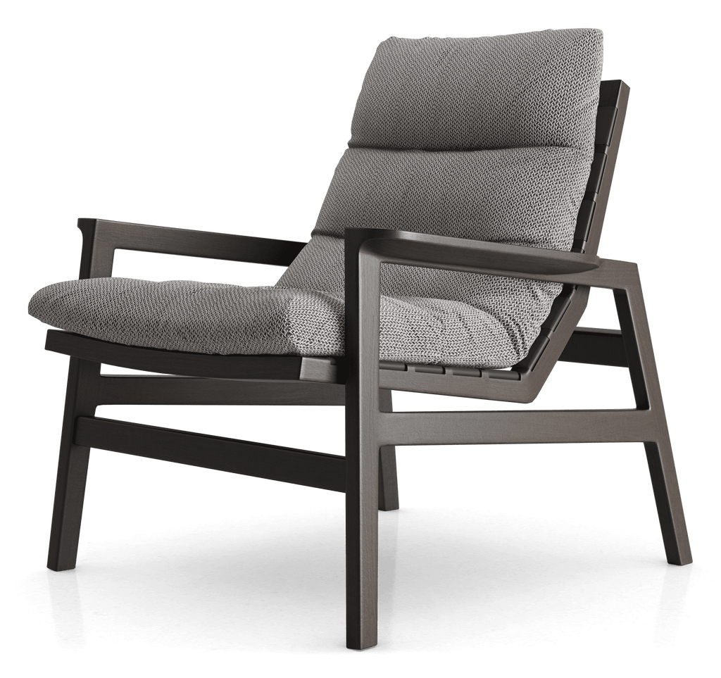 Fulton Lounge Chair - Mixed Marble Fabric