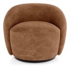 Chelsea Lounge Chair - Burnt Cooper Fabric