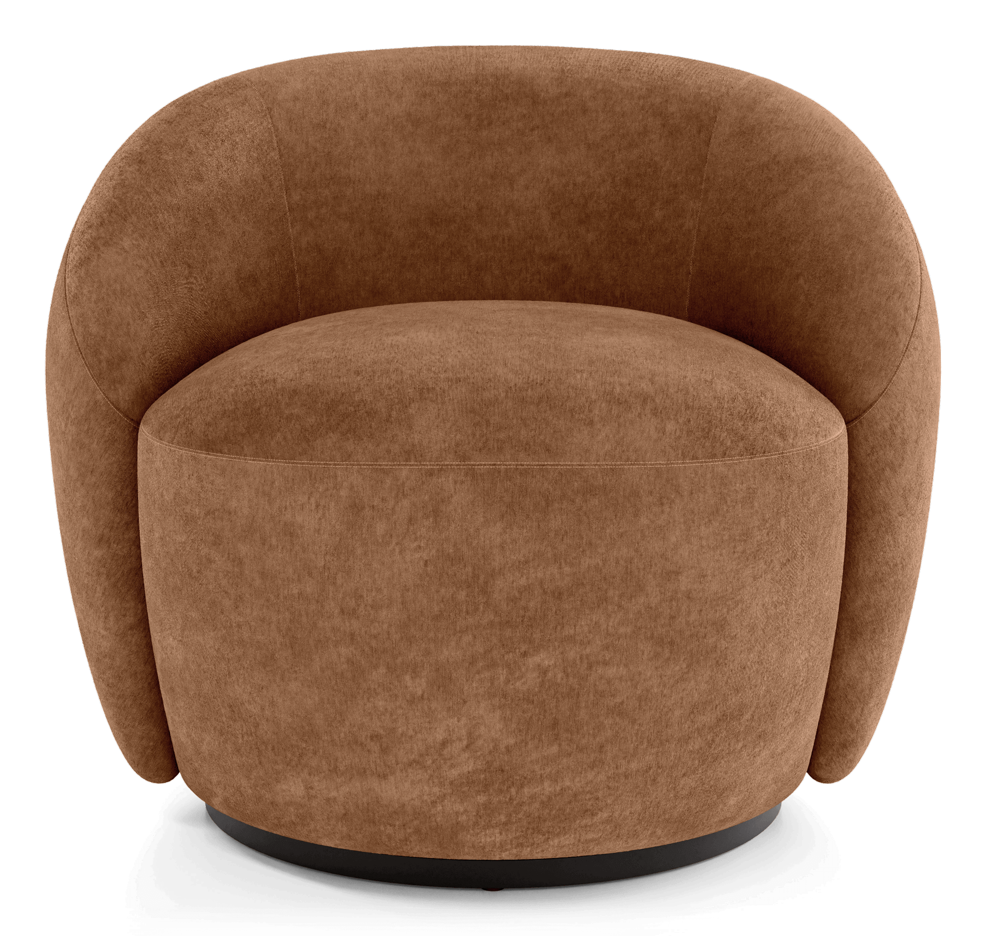 Chelsea Lounge Chair - Burnt Cooper Fabric