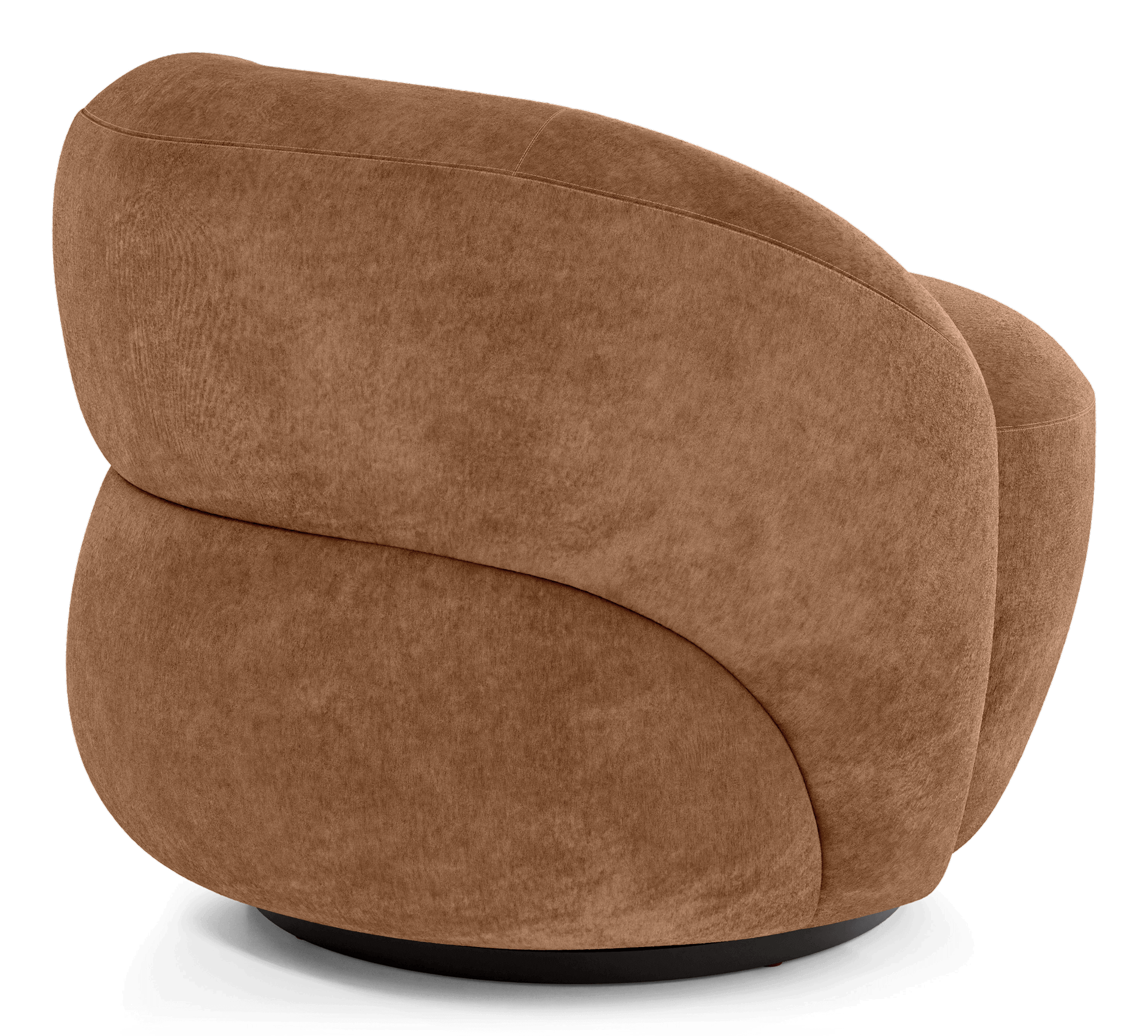 Chelsea Lounge Chair - Burnt Cooper Fabric