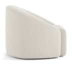 Jersey Lounge Chair - Textured Cream Fabric