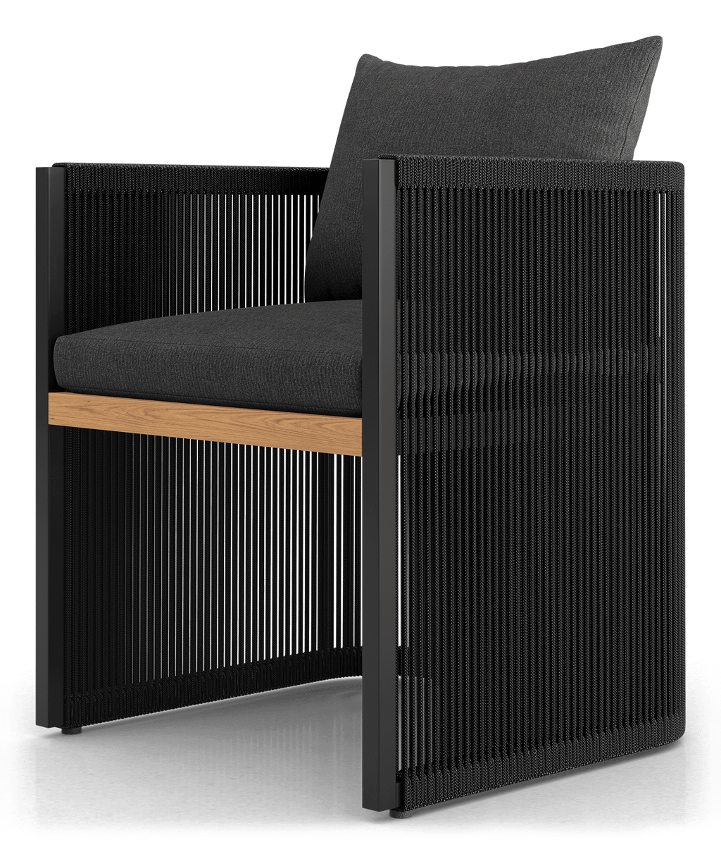 Clifton Outdoor Dining Chair - Peppercorn Fabric