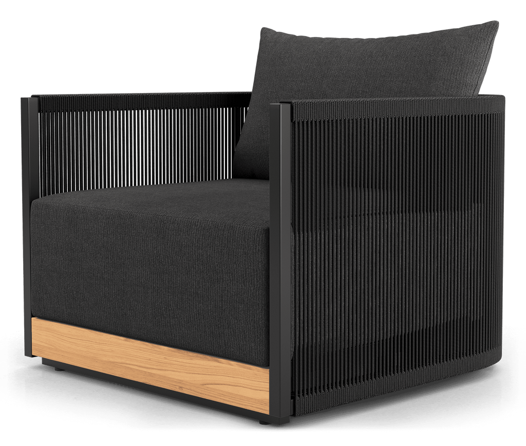 Clifton Outdoor Lounge Chair - Peppercorn Fabric