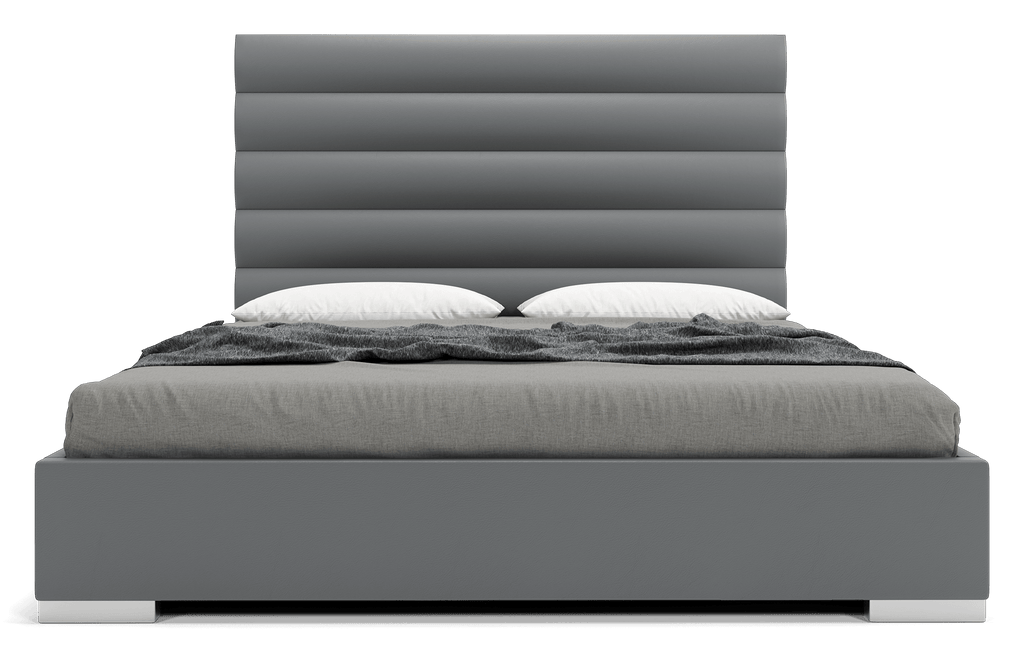 Prince Bed - Granite Eco Leather