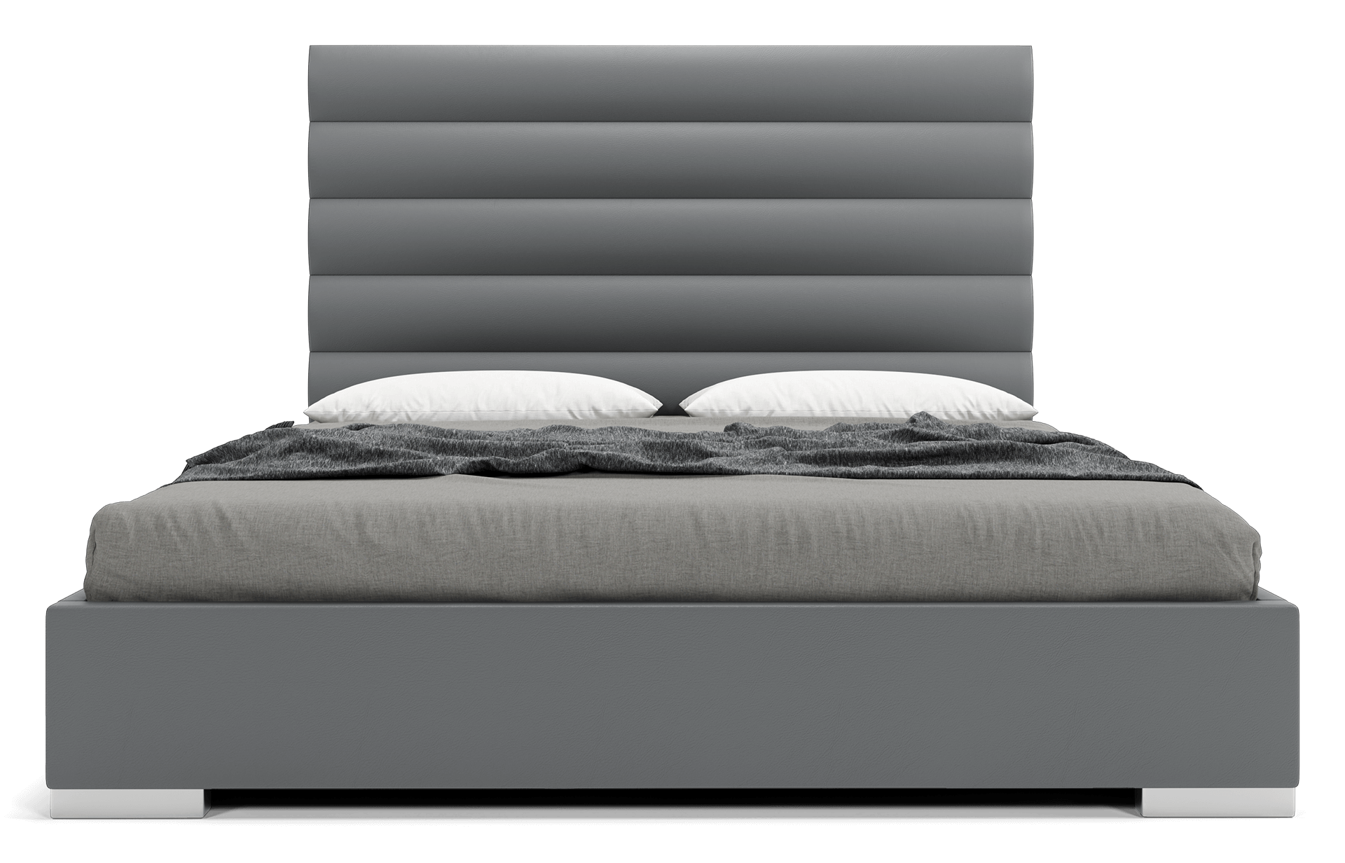 Prince Bed - Granite Eco Leather