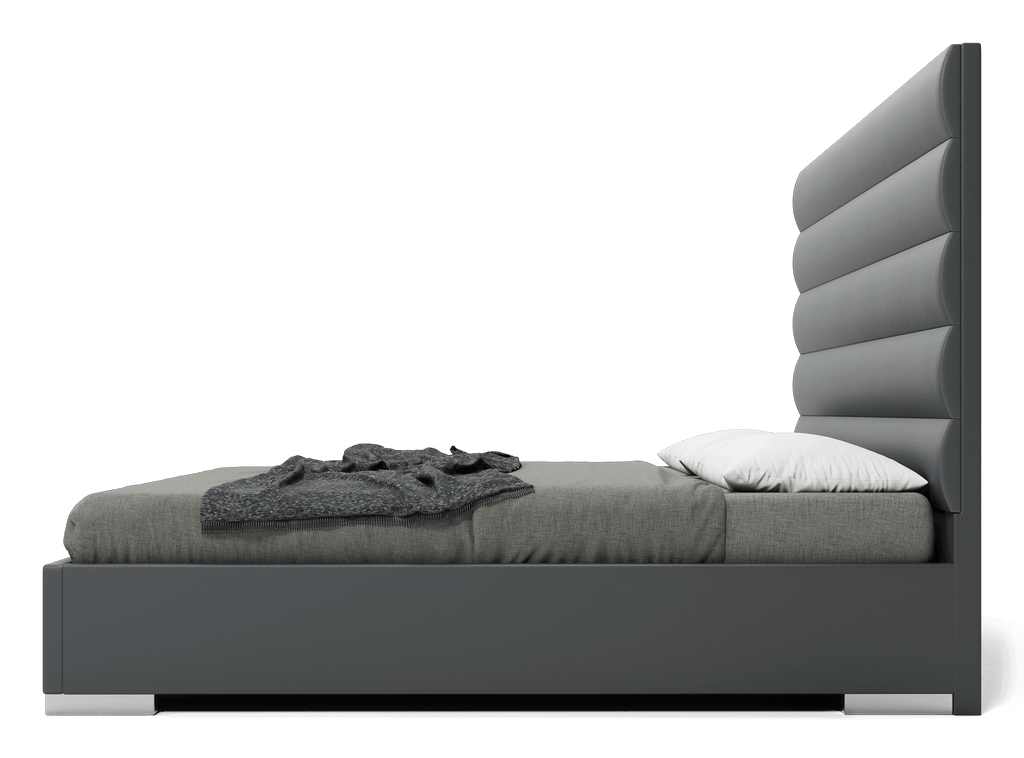Prince Bed - Granite Eco Leather