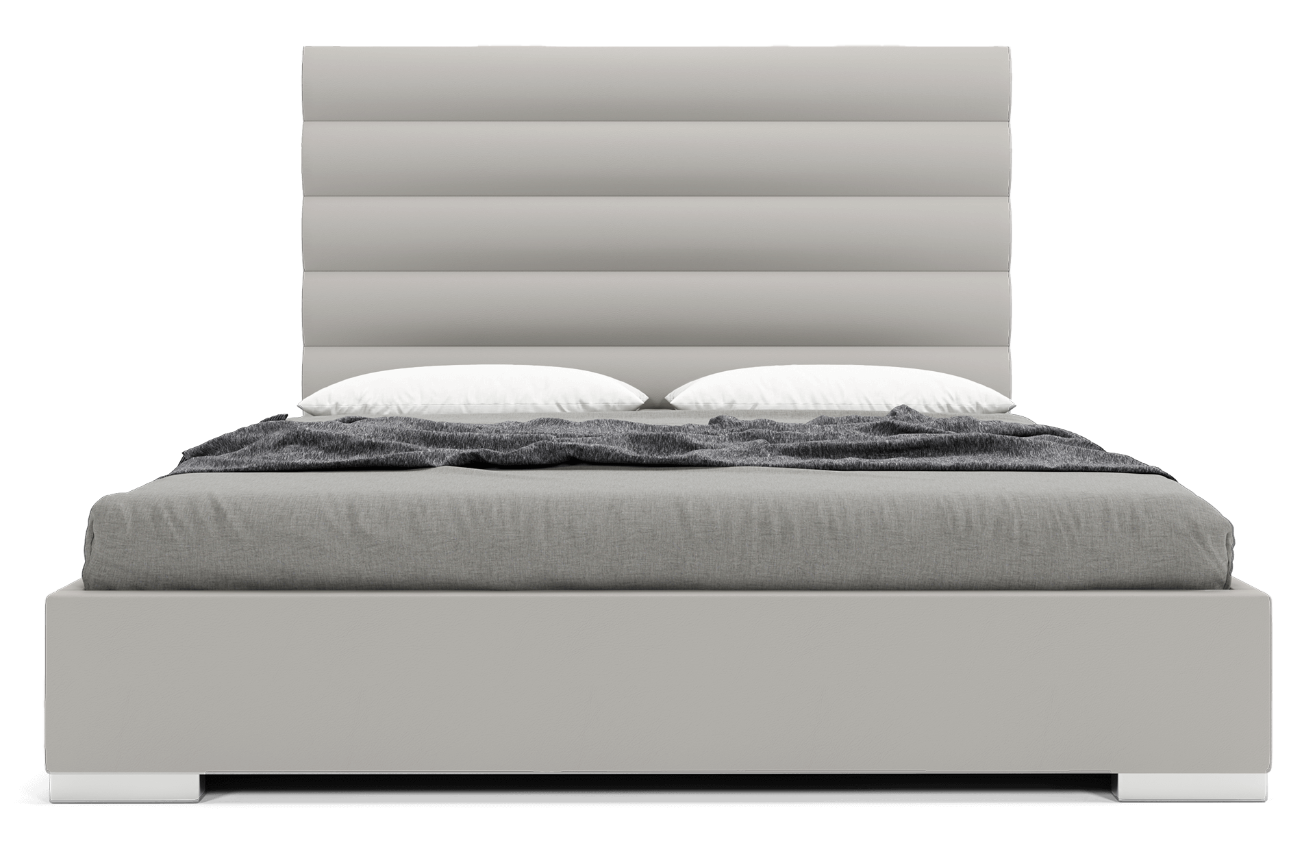 Prince Bed - Granite Eco Leather