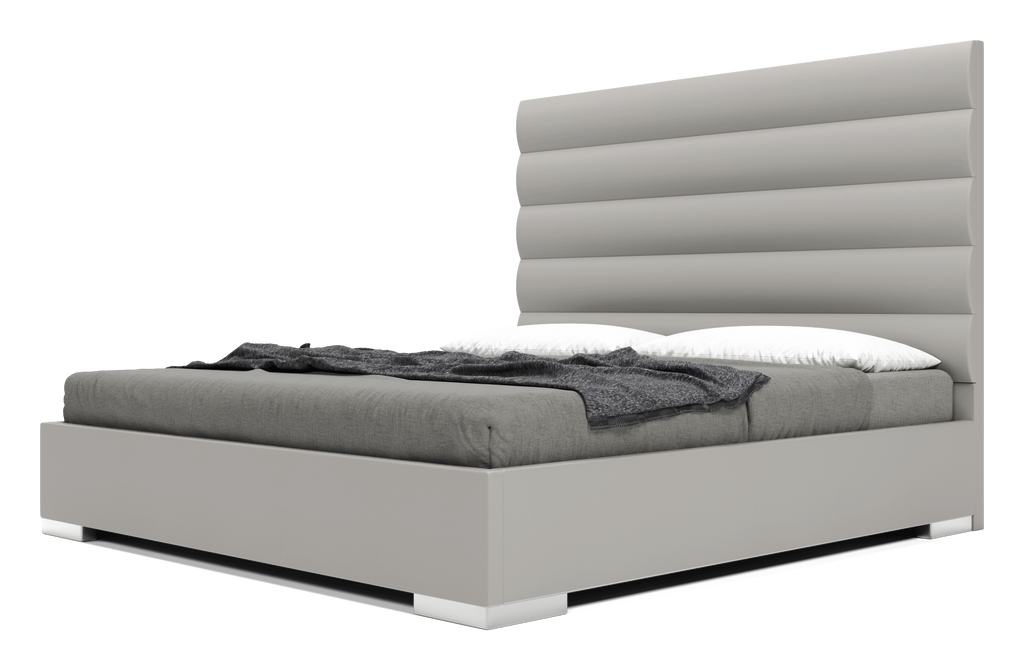Prince Bed - Granite Eco Leather