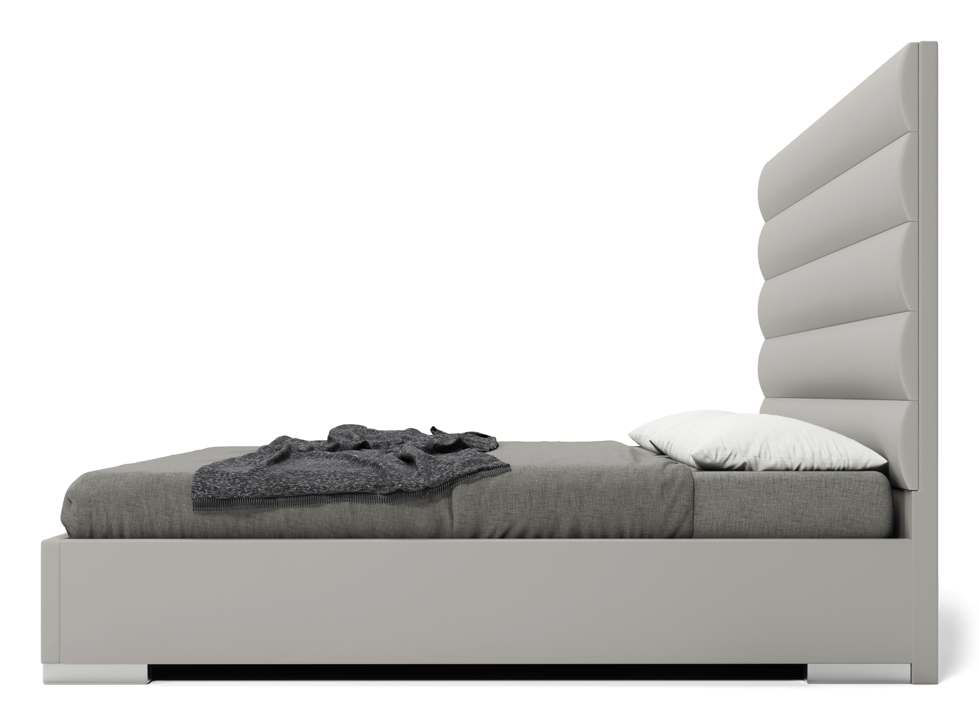 Prince Bed - Granite Eco Leather