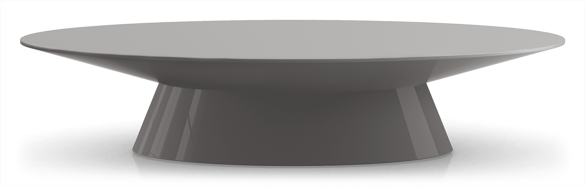 Sullivan Coffee Table - Glossy Dark Gull Gray