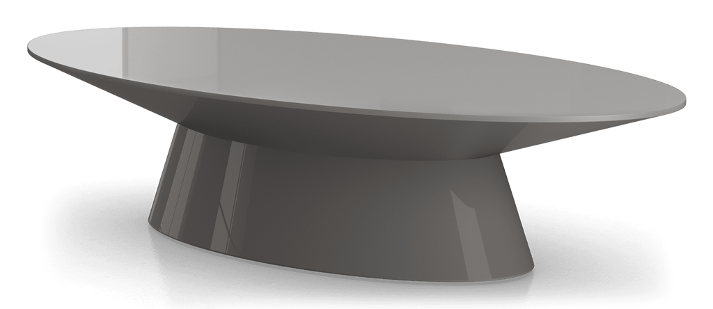 Sullivan Coffee Table - Glossy Dark Gull Gray