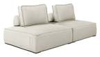 Hampton Outdoor Modular Sofa 02 - Textured Greige