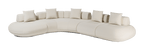 Messina Modular Sofa 02 - Vanilla Boucle Fabric