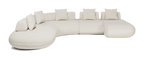 Messina Modular Sofa 04 - Vanilla Boucle Fabric
