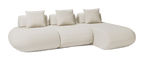 Messina Modular Sofa 09 - Vanilla Boucle Fabric