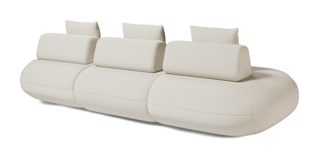 Messina Modular Sofa 09 - Vanilla Boucle Fabric
