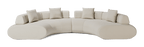 Messina Modular Sofa 11 - Vanilla Boucle Fabric