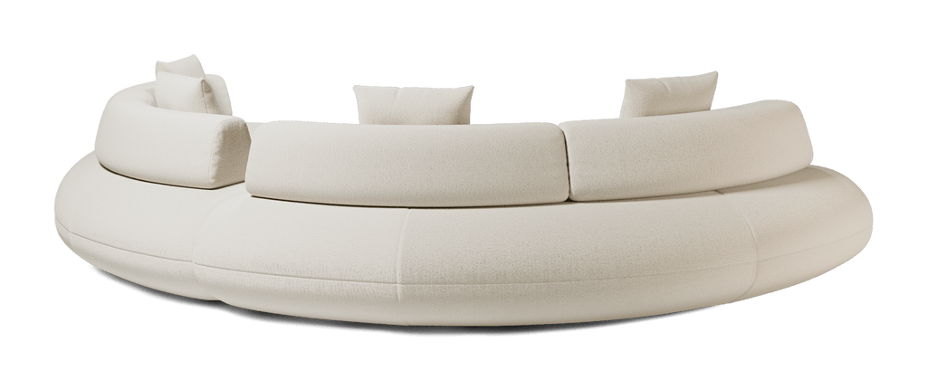 Messina Modular Sofa 11 - Vanilla Boucle Fabric