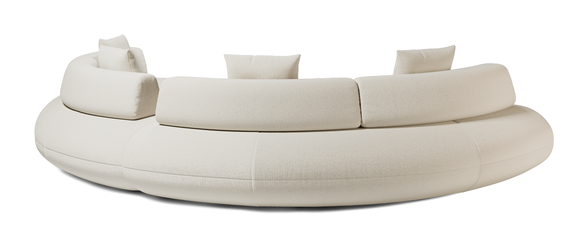 Messina Modular Sofa 11 - Vanilla Boucle Fabric