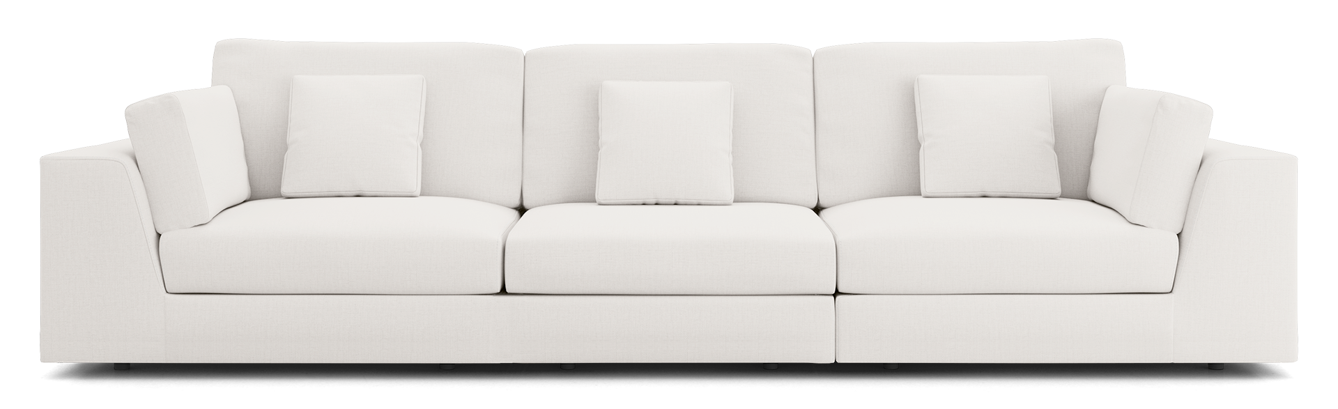 Perry Modular Sofa Set 05 - Chalk Fabric