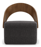 James Accent Chair - Deep Caviar Fabric