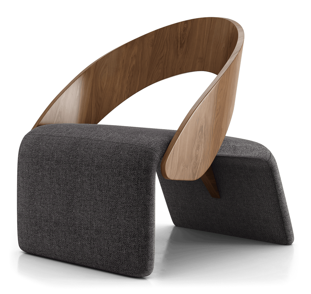 James Accent Chair - Deep Caviar Fabric