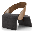 James Accent Chair - Deep Caviar Fabric