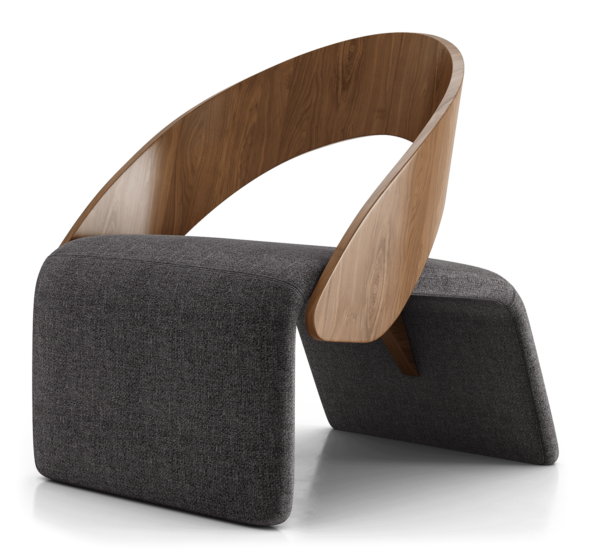 James Accent Chair - Deep Caviar Fabric