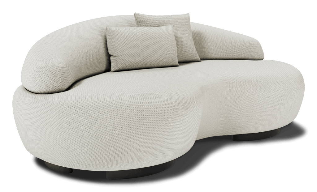 Rio Sofa - Cream Mesh Fabric