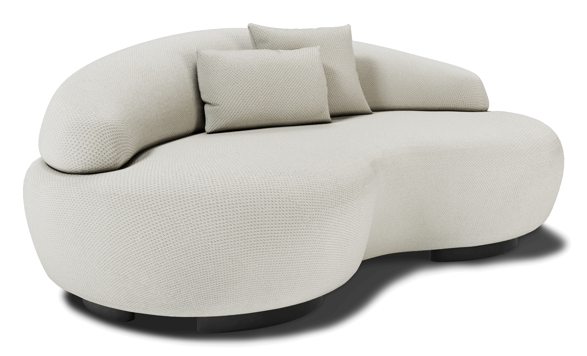 Rio Sofa - Cream Mesh Fabric