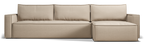 Newilla Standard Arms Sectional Sofa Bed