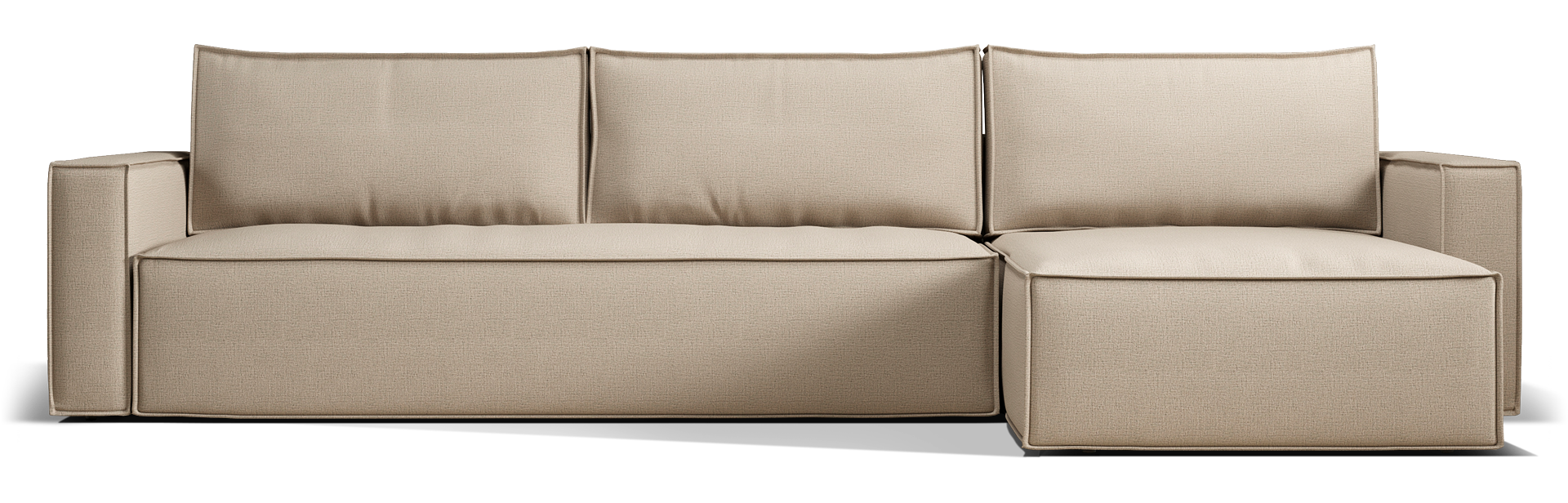 Newilla Standard Arms Sectional Sofa Bed
