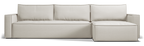 Newilla Standard Arms Sectional Sofa Bed