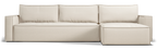 Newilla Standard Arms Sectional Sofa Bed